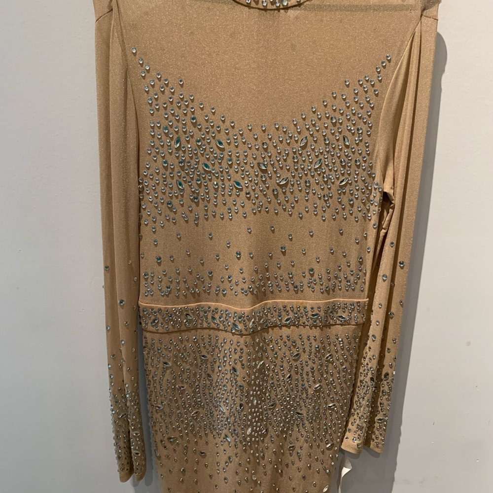 Gold dress